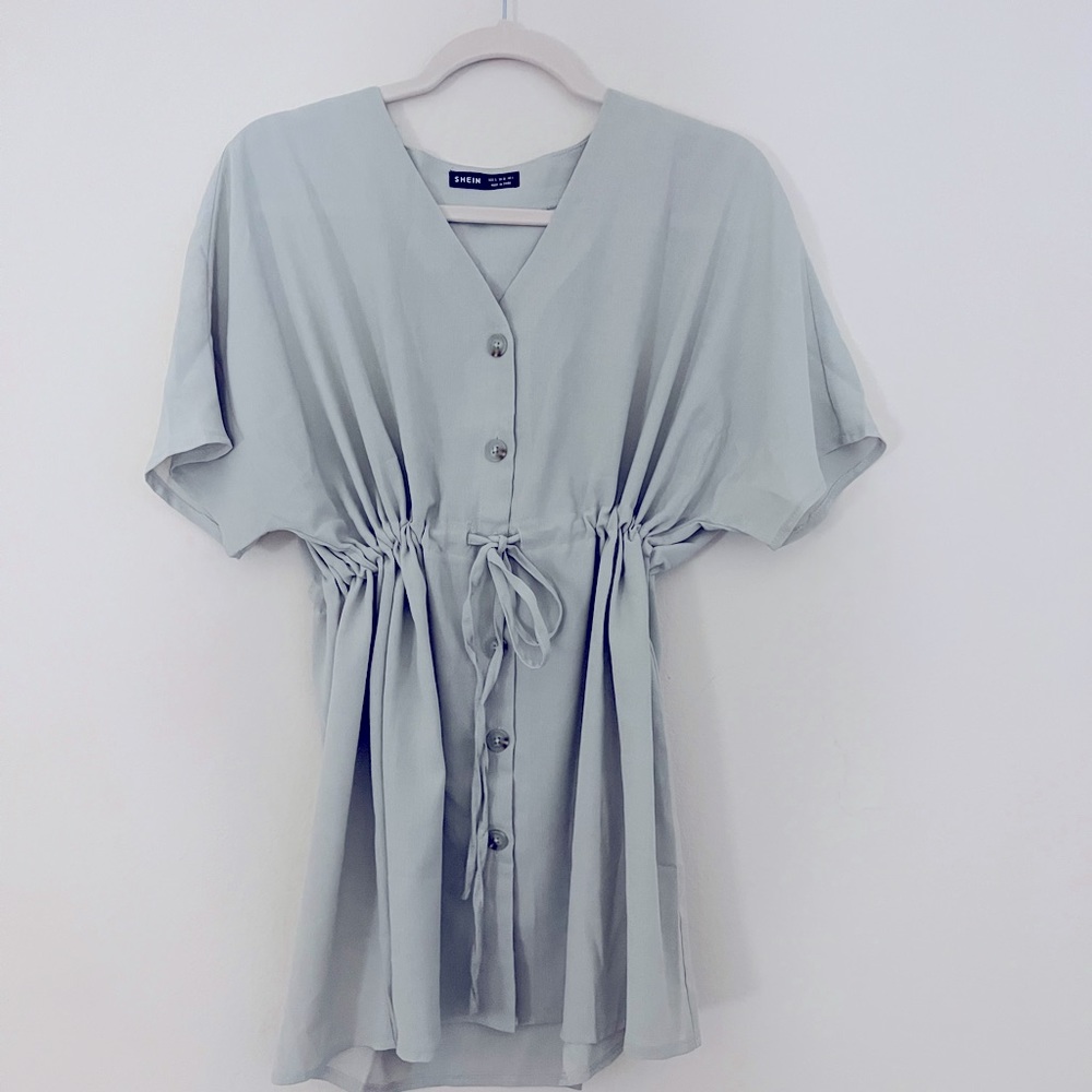 NEW w/o Tags - Shein Mint Green Adjustable Summer Mini Dress